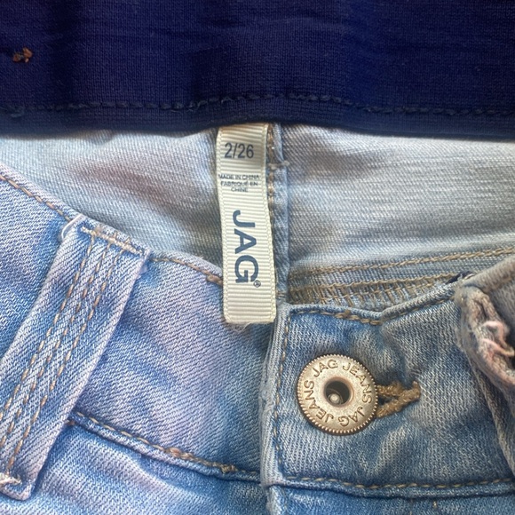 4/$10 Jag Jeans Cropped Light wash size 2 / 26 midrise straight leg - Picture 7 of 8